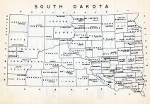 South Dakota State Map, Roberts County 1952